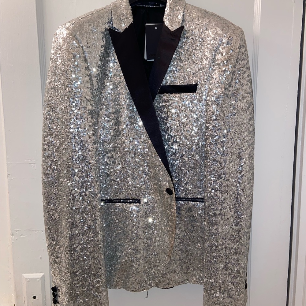 ASOS Mens sequined blazer